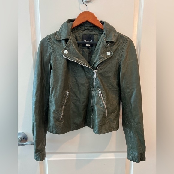 Madewell The Washed Leather Motorcycle Jacket - Picture 3 of 16